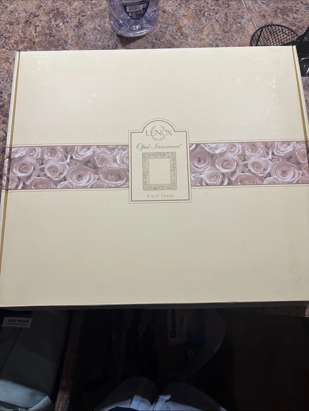 Lenox White Pearlescent Decorative Picture Frame